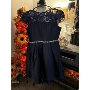 Rare Editions girls blue dress‎ size 18